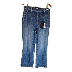 Current/Elliott Caliper Crop Wide Leg Jeans NWT 32